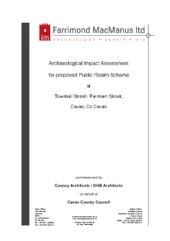 Cavan Townhall  PR Scheme Archaeological Impact Assessmentv2 summary image
									