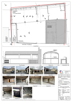 PL-22-075-302-Existing-Shed-to-be-demolished---Floor-Plans,-Elevation,-Section-&-Photos summary image
									
