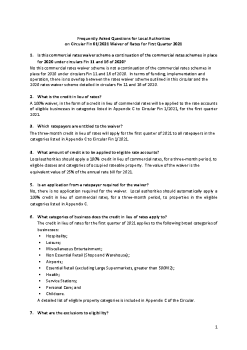 FAQs for Fin 01 2021 Commercial rates waiver Q1 2021 summary image
									