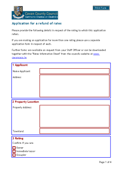 application-for-the-refund-of-rates summary image
									