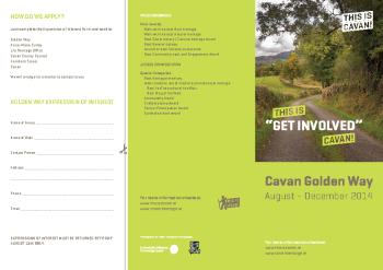Cavan Walks _The Golden Way_ leaflet summary image
									