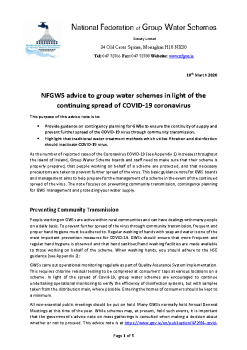 NFGWS Advice Note on Covid-19 and GWSs 10-03-2020 summary image
									