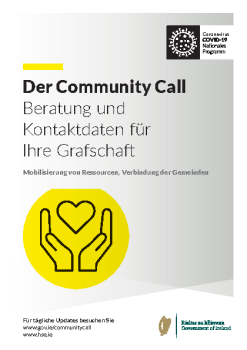 The Community Call - Advice and Contact Information for Your County_German version summary image
									