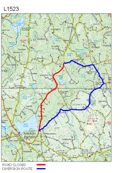 Roadworks - Road Closures-L1523 summary image
									