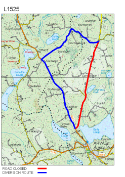 Roadworks - Road Closures-L1525 summary image
									