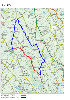 Roadworks - Road Closures-L7005 summary image
									