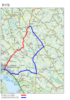 Roadworks - Road Closures-R178 summary image
									