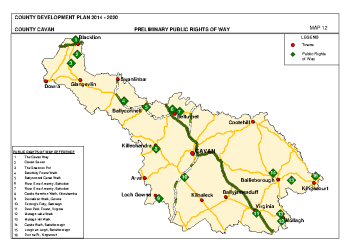 Appendix Four Map 12 Public Rights of Way summary image
									