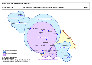 Appendix Four Map 3 Natura 2000 Sites summary image
									