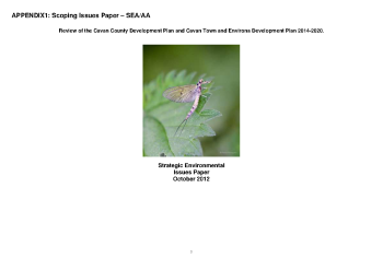 APPENDICIES 1-7  Environmental Report COUNTY summary image
									