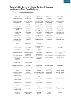 Appendix 19 Historic Gardens and Landscapes summary image
									