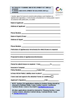 S254 Outdoor Dining Licence Application Form summary image
									