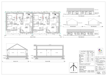 PL 20-040-110 Planning - House Type 'A' - Floor Plan, Elevations & Sections summary image
									