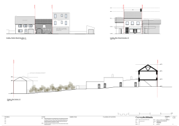 23003-CA-DINKINS-00-DR-A-0013-Existing-Survey-Elevations-and-Section summary image
									