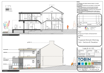 PP.(00)II.04-Proposed-Remote-Working-Hub---Section-&-Elevation summary image
									