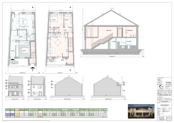 PL-23-024-100-House-Type--A----Plan-Views,-Elevations-&-Section summary image
									