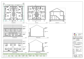 PL23-018-110-Rev-A-House-Type--H8----Floor-Plan,-Elevations-&-Section summary image
									