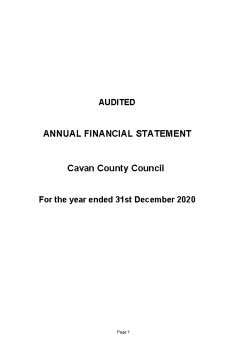 Cavan County Council Annual Financial Statement 2020 summary image
									