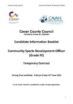Community-Sports-Development-Officer-Candidate-Info-Booklet-May-2023 summary image
									
