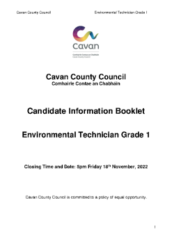 Env-Tech-Grade-1-Candidate-Information-Booklet-Oct-22 summary image
									