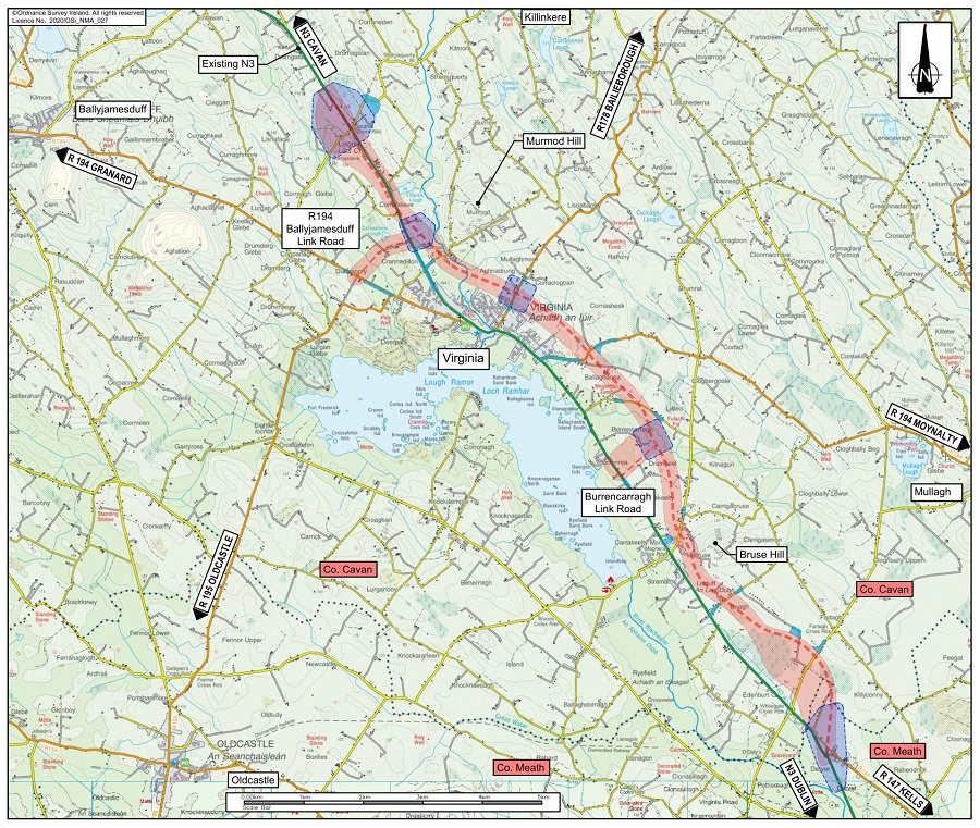 Map of the Preferred Transport Solution. Click to enlarge.