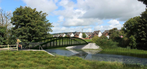River Rampart Pedestrian and Cycle Bridge thumbnail image