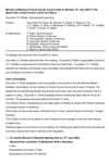 Minutes of Council Meeting 13th July 2020 thumbnail