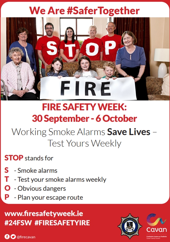 Fire Safety Week - 30 September - 6 October - Cavan County Council