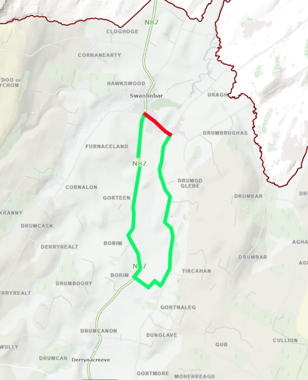 L-1031 Creamery Road - diversion map