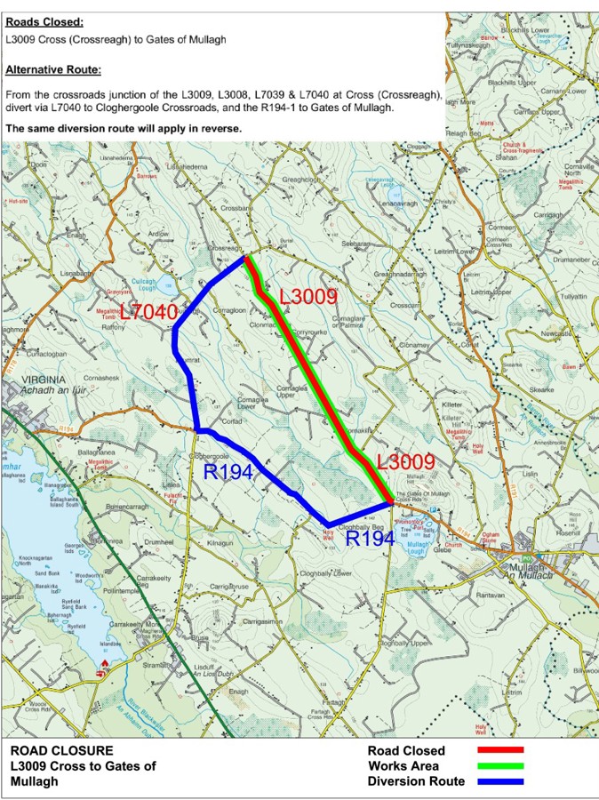 L3009 alternative route