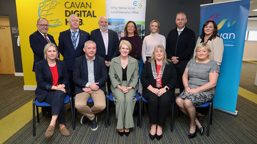 Meeting local businesses at Cavan Digital Hub