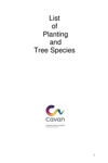 Appendix 23 List Of Planting And Tree Species thumbnail