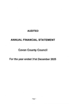 Cavan County Council Annual Financial Statement 2025 thumbnail