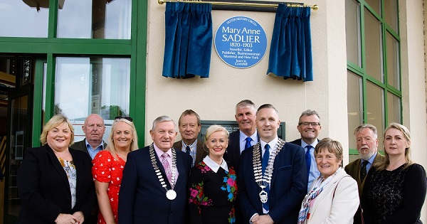 Mary-Anne-Sadlier-Blue-Plaque---600x315