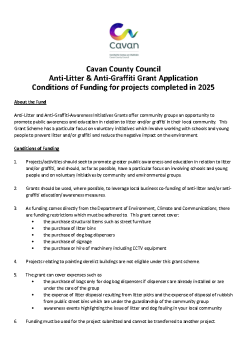ALAG Conditions of Funding 2025 summary image
									
