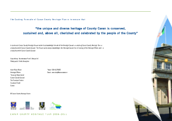 Cavan County Heritage Plan 2006-2011 summary image
									